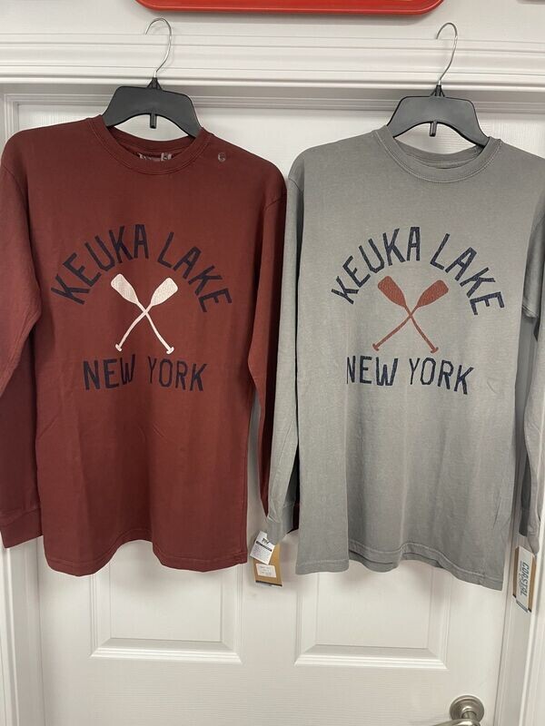 Keuka Lake, New York Oars Long Sleeve - Multiple Colors
