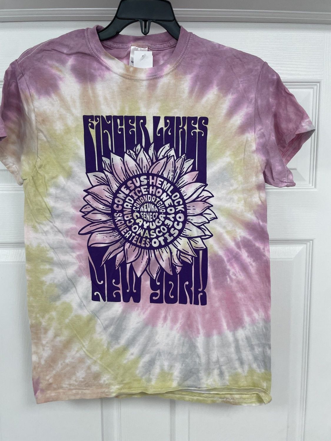 Finger Lakes Flower Power Tee - Multiple Colors