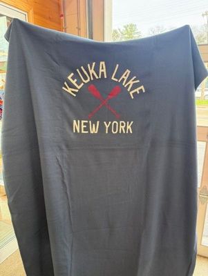 Keuka Lake Sweatshirt Blanket