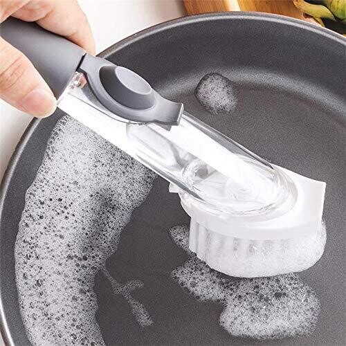 Liquid dispensing brush