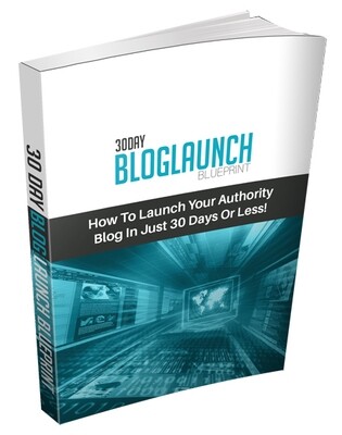 30 Day Blog Launch Blueprint eBook