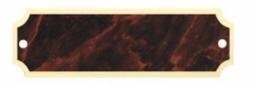 Name Plate Marbilzed Maroon 1" x 3.25"