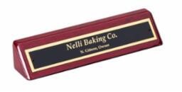 Name Block Rosewood Finish Barhill 2" x 10"