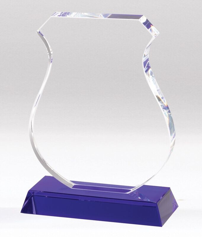 Crystal Police Badge Award