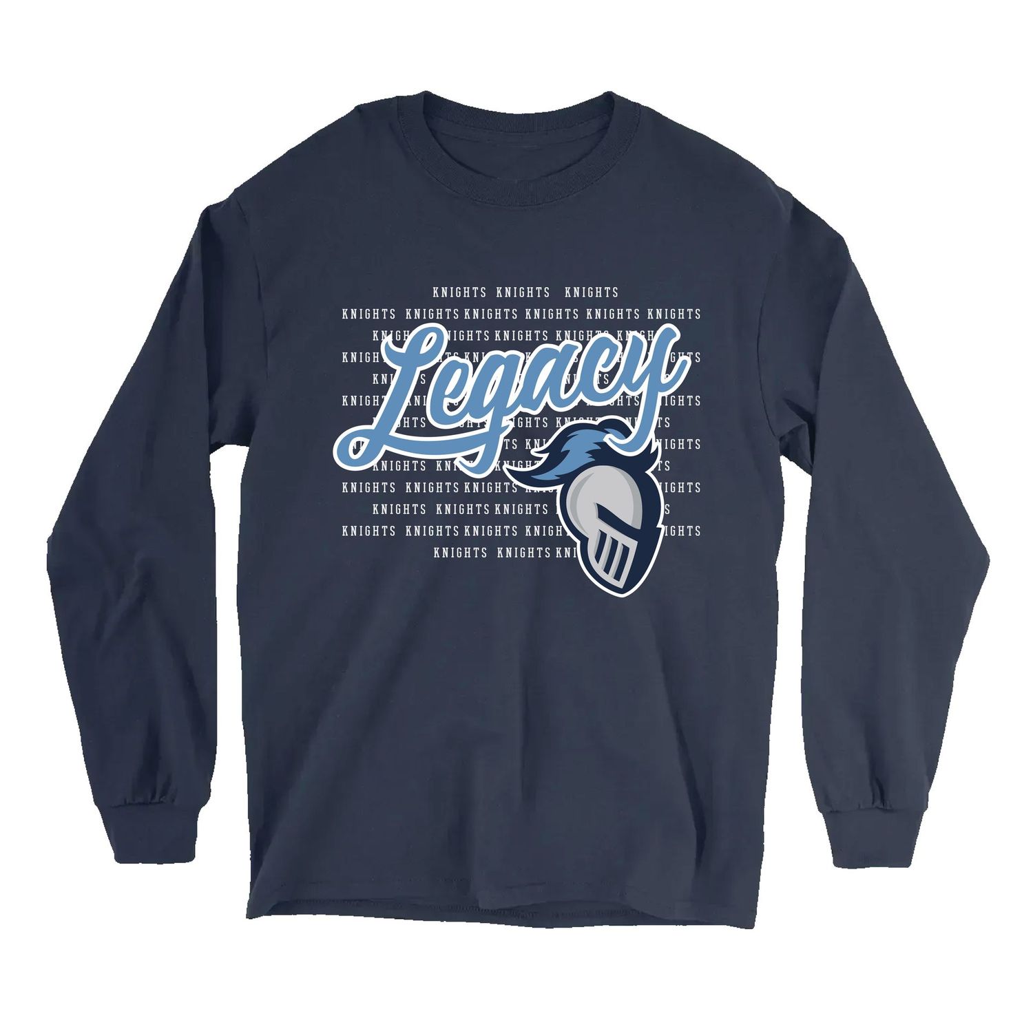 Legacy Knight Head Long Sleeve T-Shirt