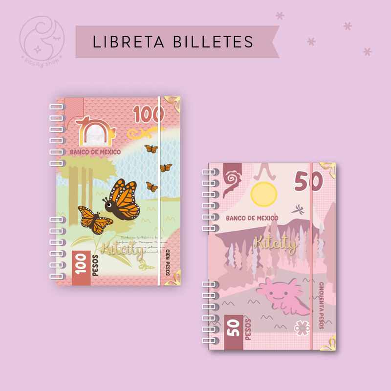 Libretas Línea Billetes Mexicanos