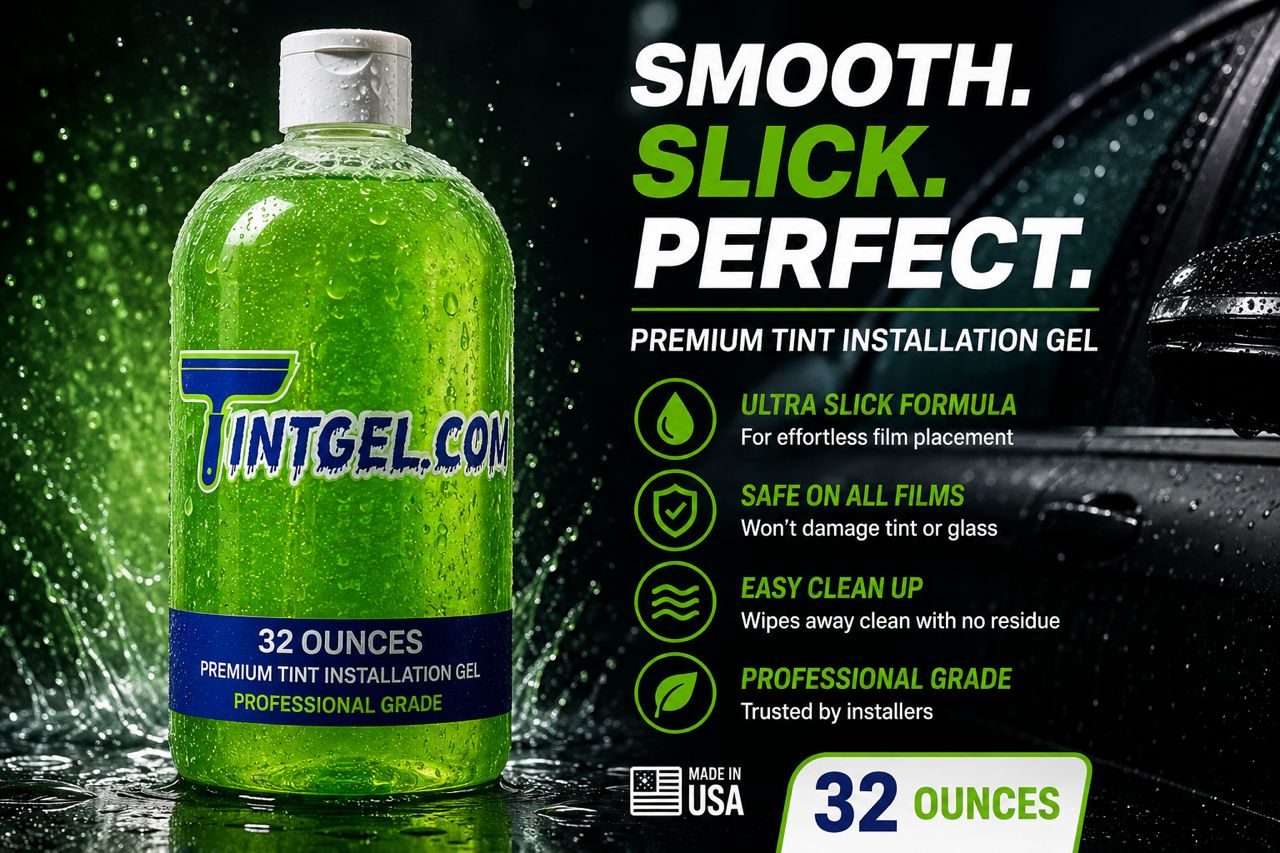 (GREEN GEL IS FOR TINT ONLY)1 Quart/ The Best Tint Gel for Auto, Marine & Flat Glass (introduction price try it now)