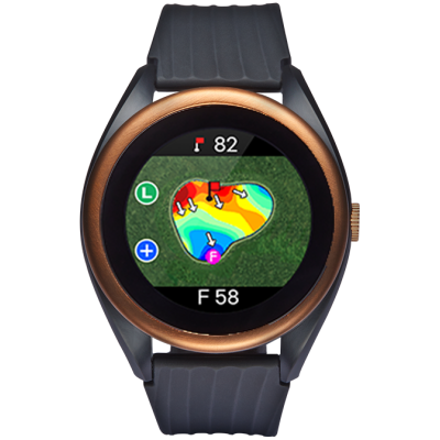 T8 Golf GPS Watch W/ Green Undulation And V.AI T8 Golf GPS Watch W/ Green Undulation And V.AI