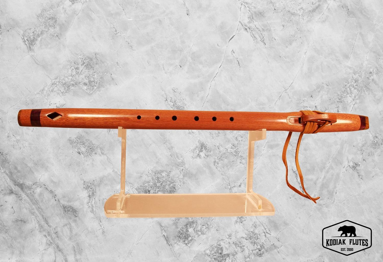 Kodiak Flute: Beautiful Custom Elite Line Native American Style Flute - Exotic Bloodwood. Acrylic Inserts, Bloodwood Totem F# 24 Kodiak Flute: Beautiful Custom Elite Line Native American Style Flute - Exotic Bloodwood. Acrylic Inserts, Bloodwood Totem F# 24"