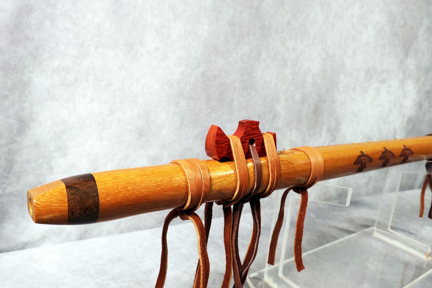 Kodiak Flute: Beautiful Custom Elite Line Native American Style Flute - Exotic Osage Orange. Tru-Stone Insert, Bloodwood Totem F# 24 Kodiak Flute: Beautiful Custom Elite Line Native American Style Flute - Exotic Osage Orange. Tru-Stone Insert, Bloodwood Totem F# 24"