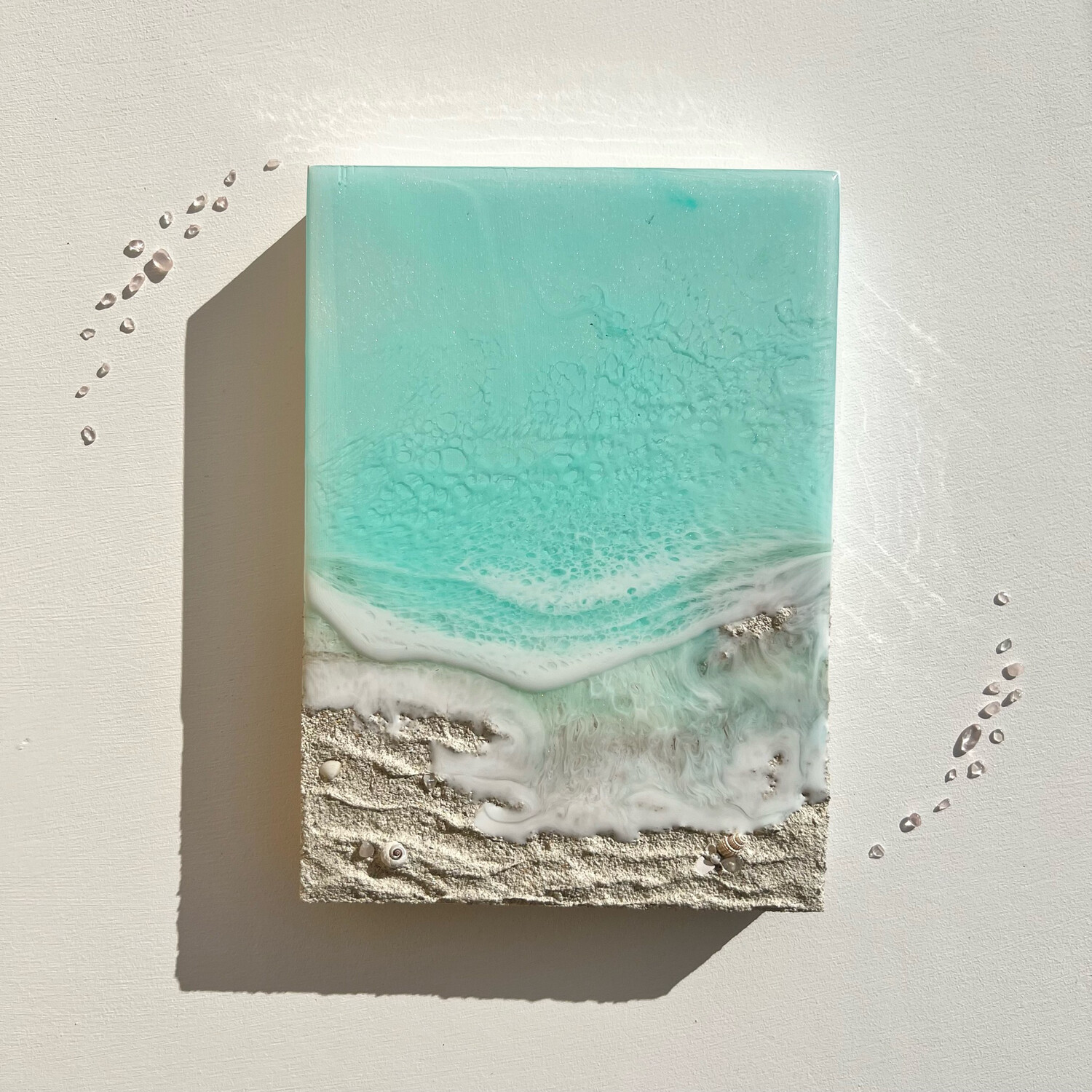 “Seafoam Love 2” (5x7")