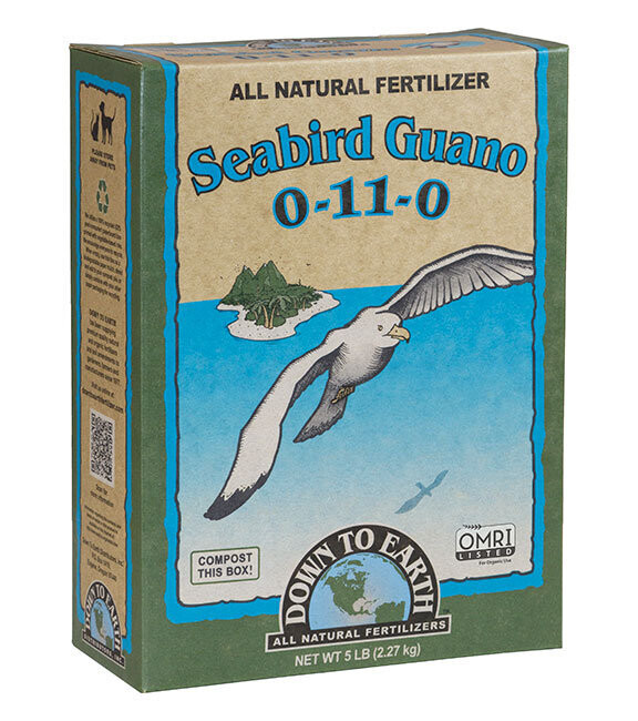 Down To Earth High Phosphorus Seabird Guano - 5 lb 