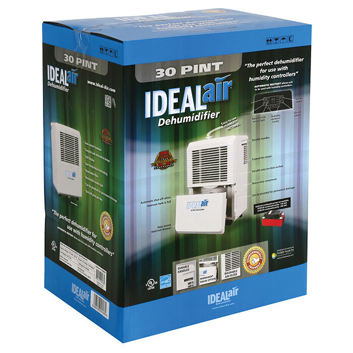 Ideal-Air Dehumidifier 30 Pint