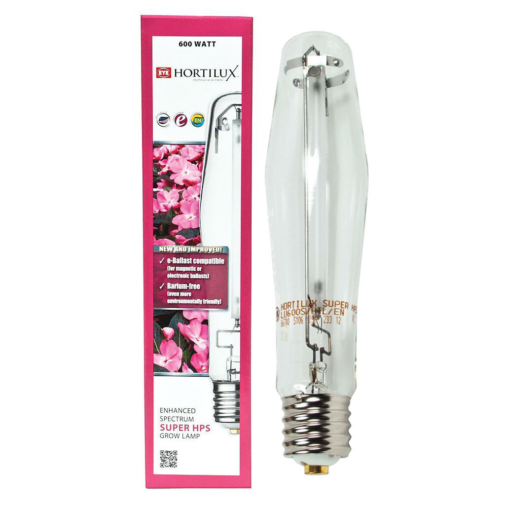 Hortilux Super HPS Enhanced Spectrum Bulb, 600W