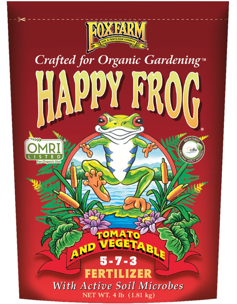 FoxFarm Happy Frog Tomato &amp; Vegetable Dry Fertilizer 4 lb bag