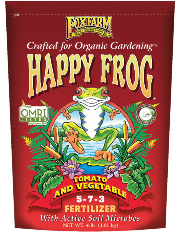 FoxFarm Happy Frog Tomato &amp; Vegetable Dry Fertilizer 4 lb bag