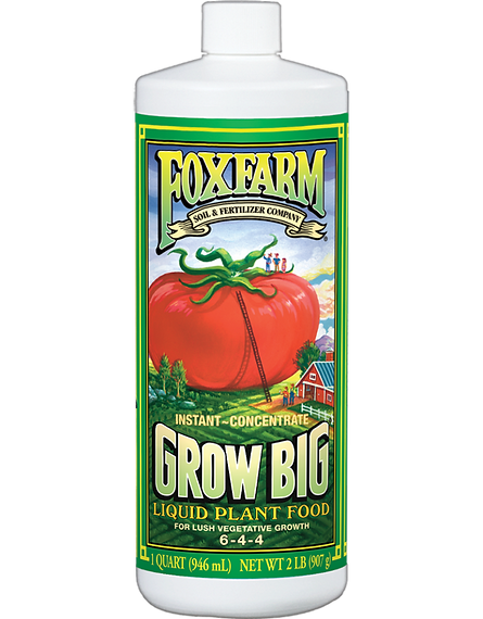 FoxFarm Grow Big Liquid Concentrate, 1 qt