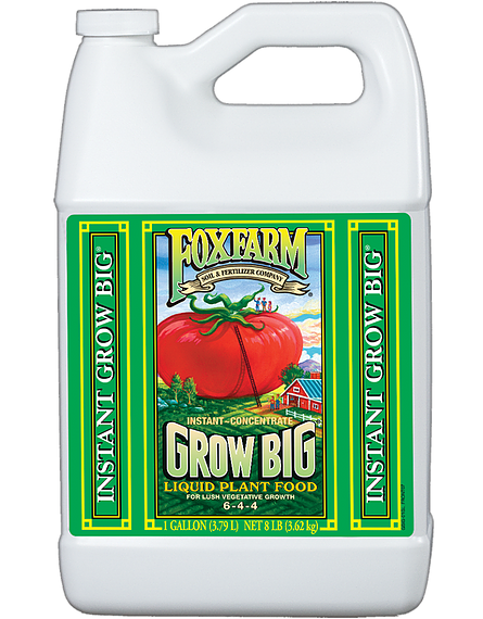 FoxFarm Grow Big Liquid Concentrate, 1 gal