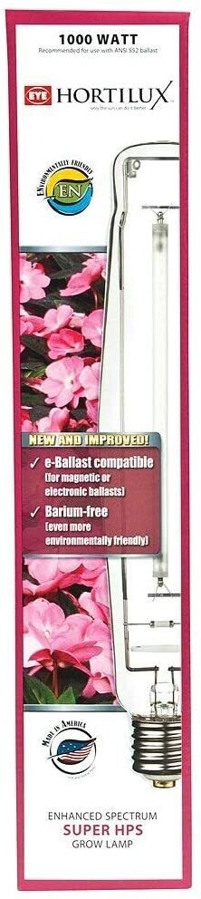 Hortilux Super HPS Enhanced Spectrum Bulb, 1000W