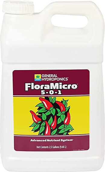 General Hydroponics Flora Micro 2.5 Gallon