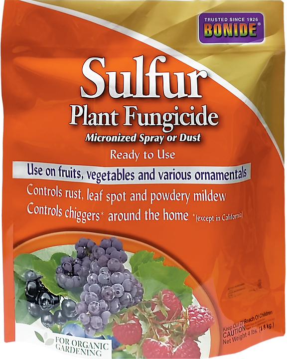 Bonide Sulfur Plant Fungicide Micronized Spray or Dust RTU 4 lb