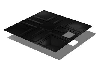 Active Aqua 50 gal Reservoir Cover, 36.5&quot;x36.5&quot;