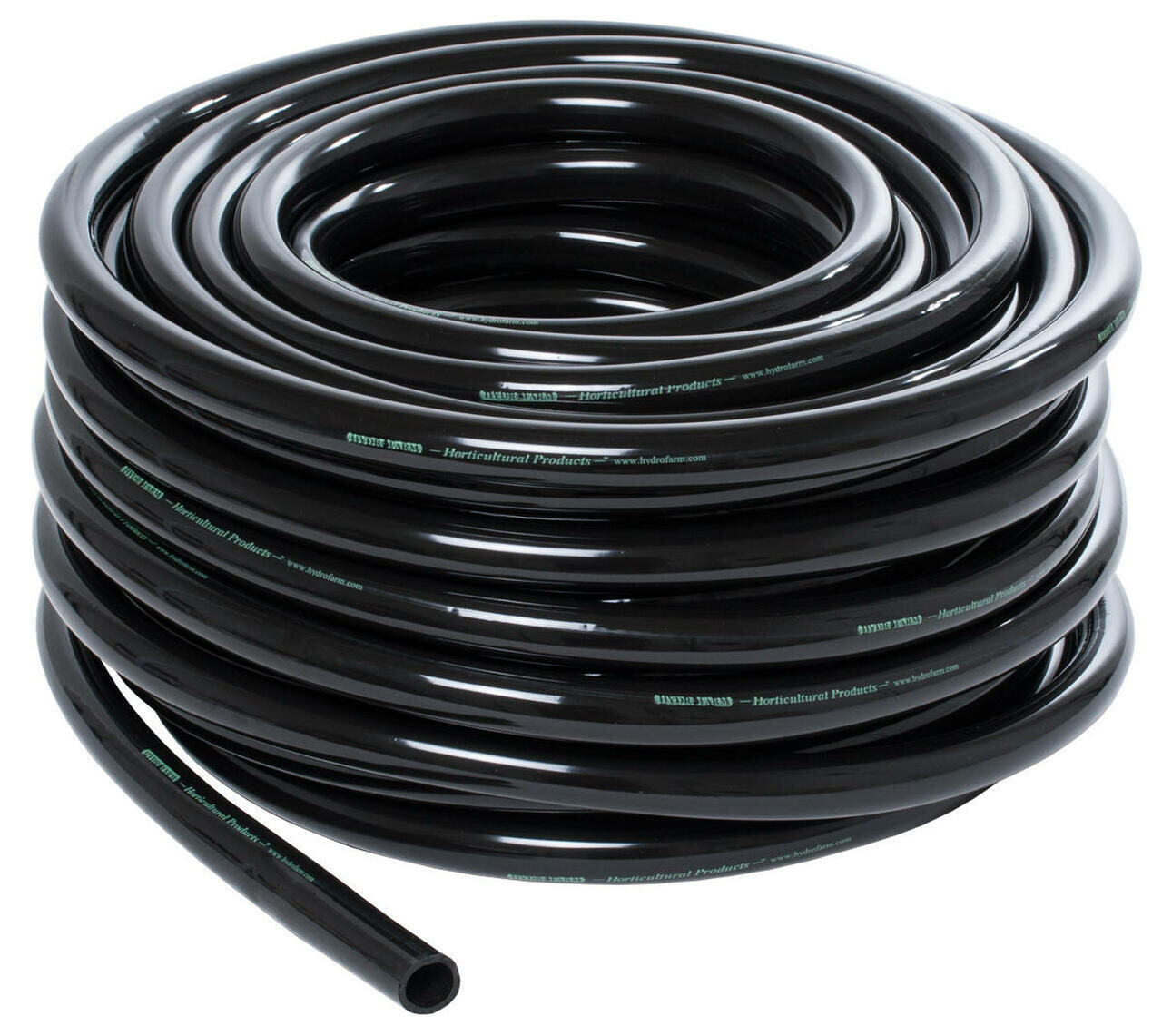 1/2&quot; ID White &amp; Black Tubing (100 foot roll)