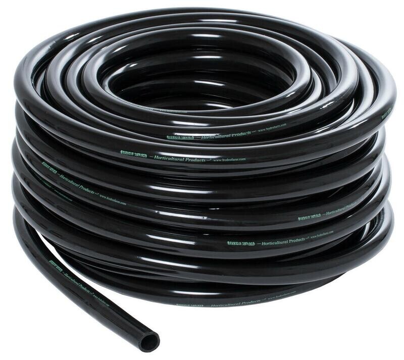 1/2&quot; ID White &amp; Black Tubing (100 foot roll)