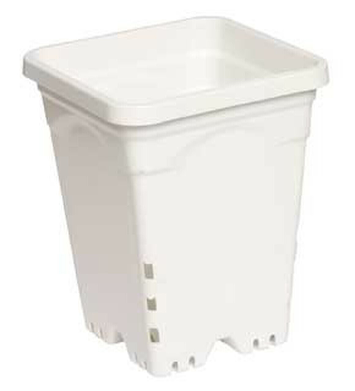6X6 Square Pot White