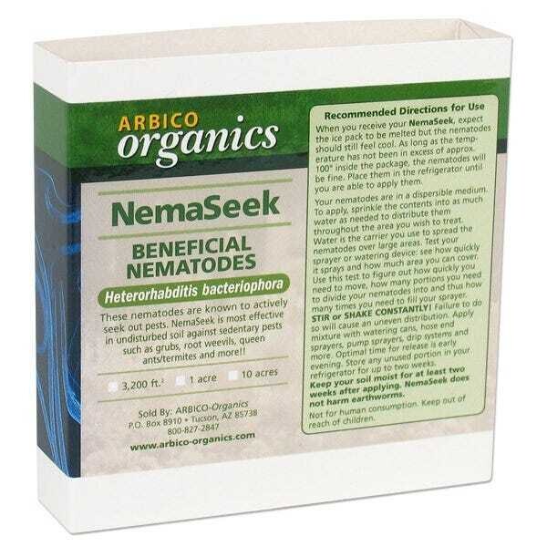 ARBICO Organics NemaSeek™ - Hb Beneficial Nematodes (5 million)