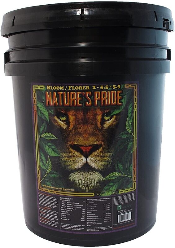 GreenGro Pride Lands Bloom Fertilizer 35 lb Bucket