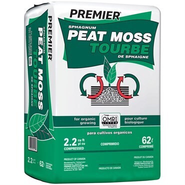 Premier Peat Moss, 2.2cf