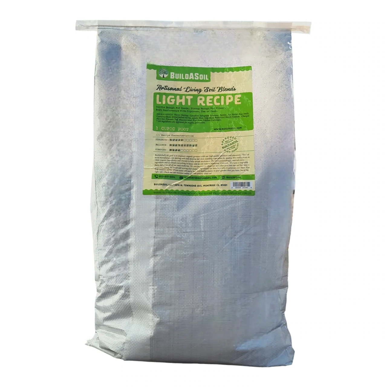 BuildASoil Potting Soil Light Recipe, 1 cu ft
