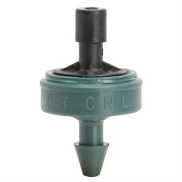 Netafim™ Woodpecker Pressure Compensating Junior Dripper - 2gph - Green- Barbed Outlet
