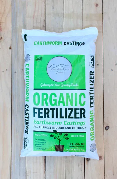 Mountain Gate Organics Worm Castings - 1 cu ft Bag