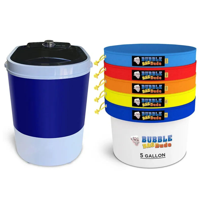 BUBBLEBAGDUDE Bubble Machine 5 Gallon with 5 Bag Kit Extraction Machine