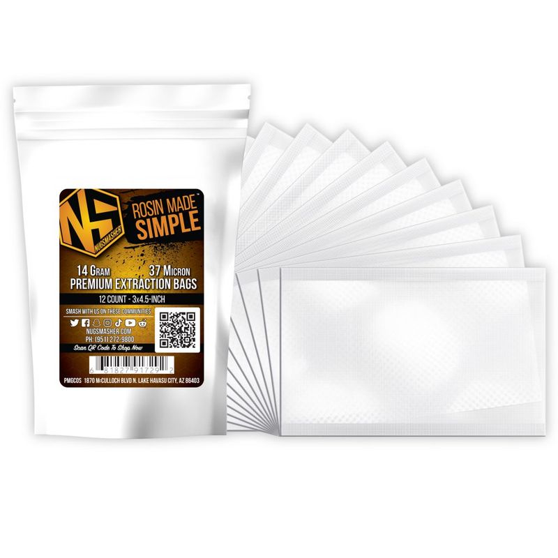 NugSmasher® Premium Extraction Bags 14 Gram, 37 Micron