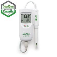 HANNA INSTRUMENTS GroLine Waterproof Portable pH/EC/TDS Meter