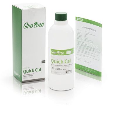 HANNA INSTRUMENTS Quick Calibration Solution for GroLine pH and EC Meters (500 ml)