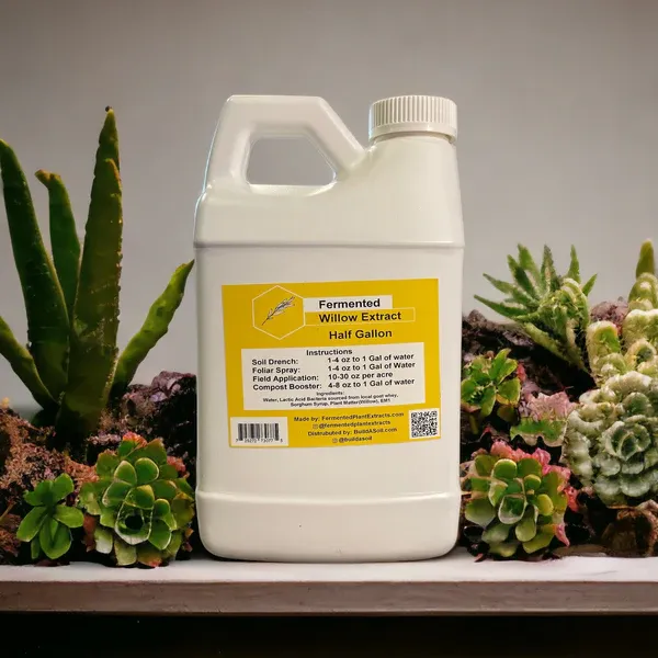 BuildASoil Fermented Plant Extracts: Willow, 1/2 GAL