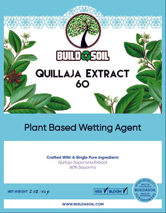 BuildASoil Quillaja Saponaria Extract Powder 60, 2 OZ 