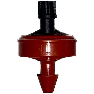 Netafim™ Woodpecker Jr. Pressure Compensating Junior Dripper - 0.5gph (RED) 3mm Barbed Outlet 10.2psi