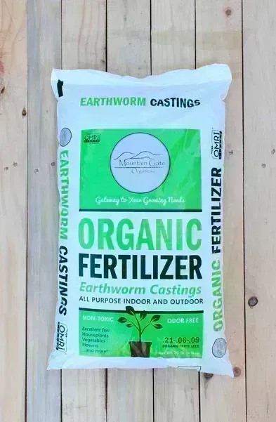 Mountain Gate Organics Worm Castings - 1 cu ft Bag