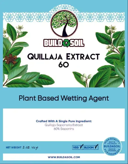BuildASoil Quillaja Saponaria Extract Powder 60, 2 OZ 