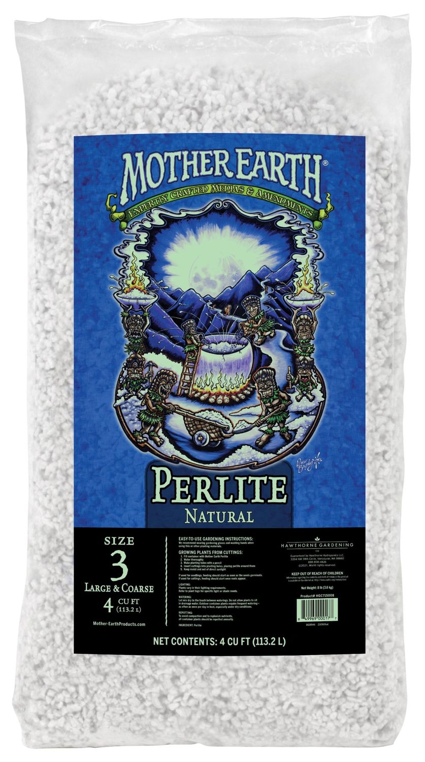 Mother Earth® #3 Perlite - 4cu ft - 1/2in