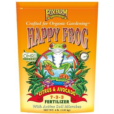 FoxFarm® Happy Frog® Citrus &amp; Avocado Fertilizer 7-3-3 - 4lb - OMRI Listed®