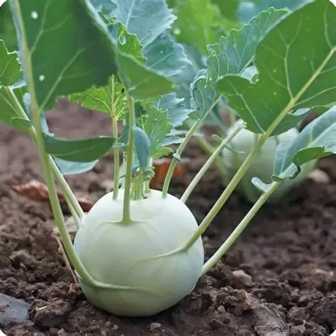 Baker Creek Seed Pack Kohlrabi, Early White Vienna