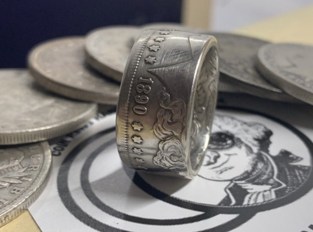 90% Silver Morgan U.S. Dollar Coin Ring