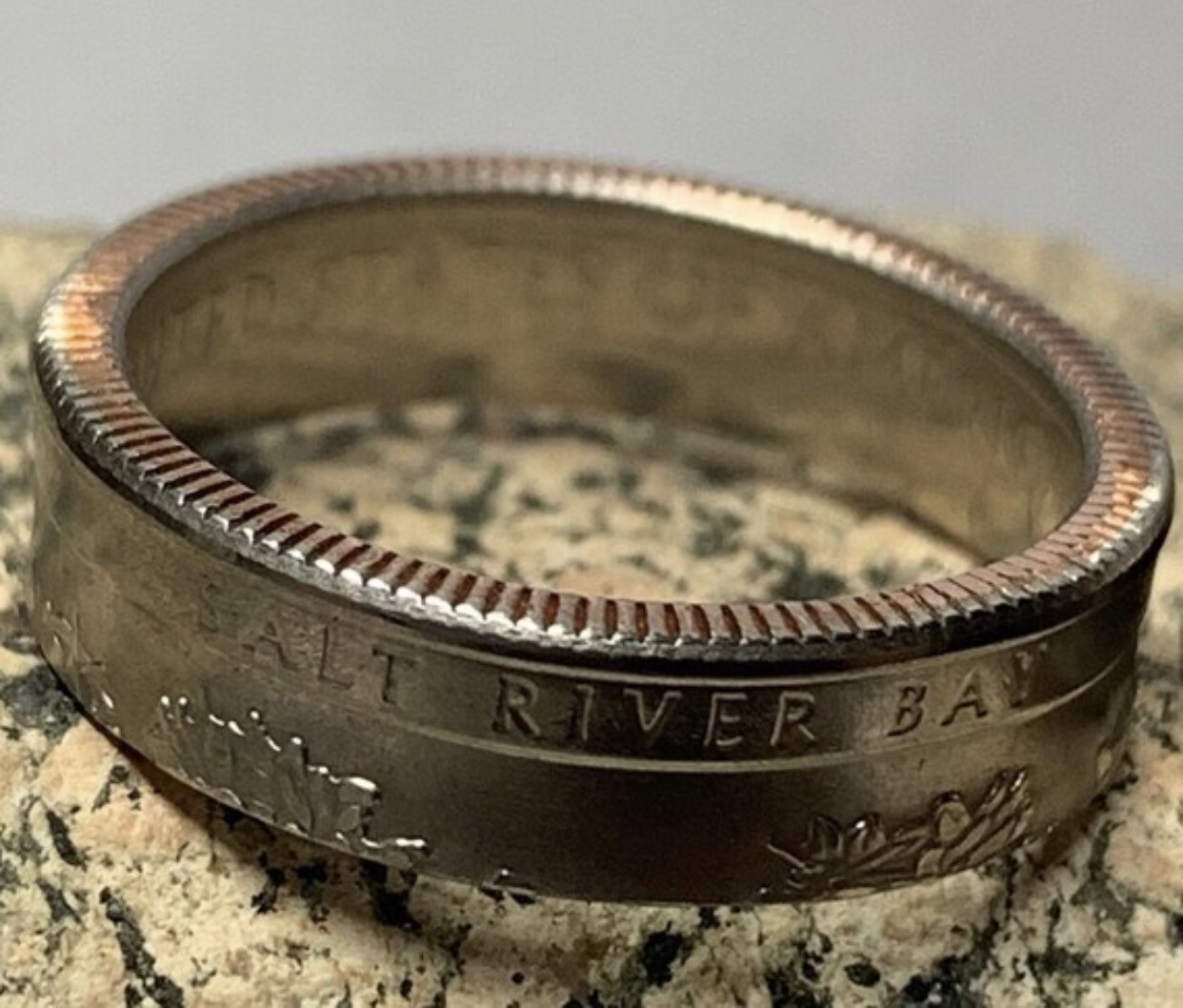 2020 Quarter Copper Coin Ring