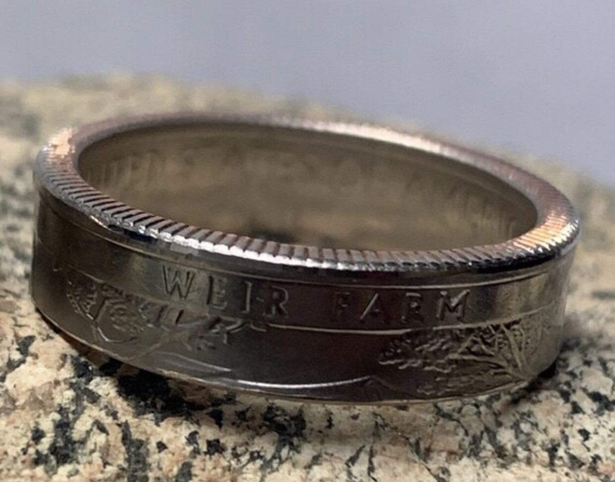 2020 Quarter Copper Coin Ring